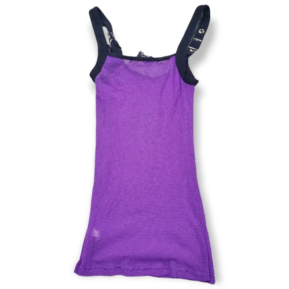 Lip Service Large Purple Mesh Tank Top - Picture 8 of 14